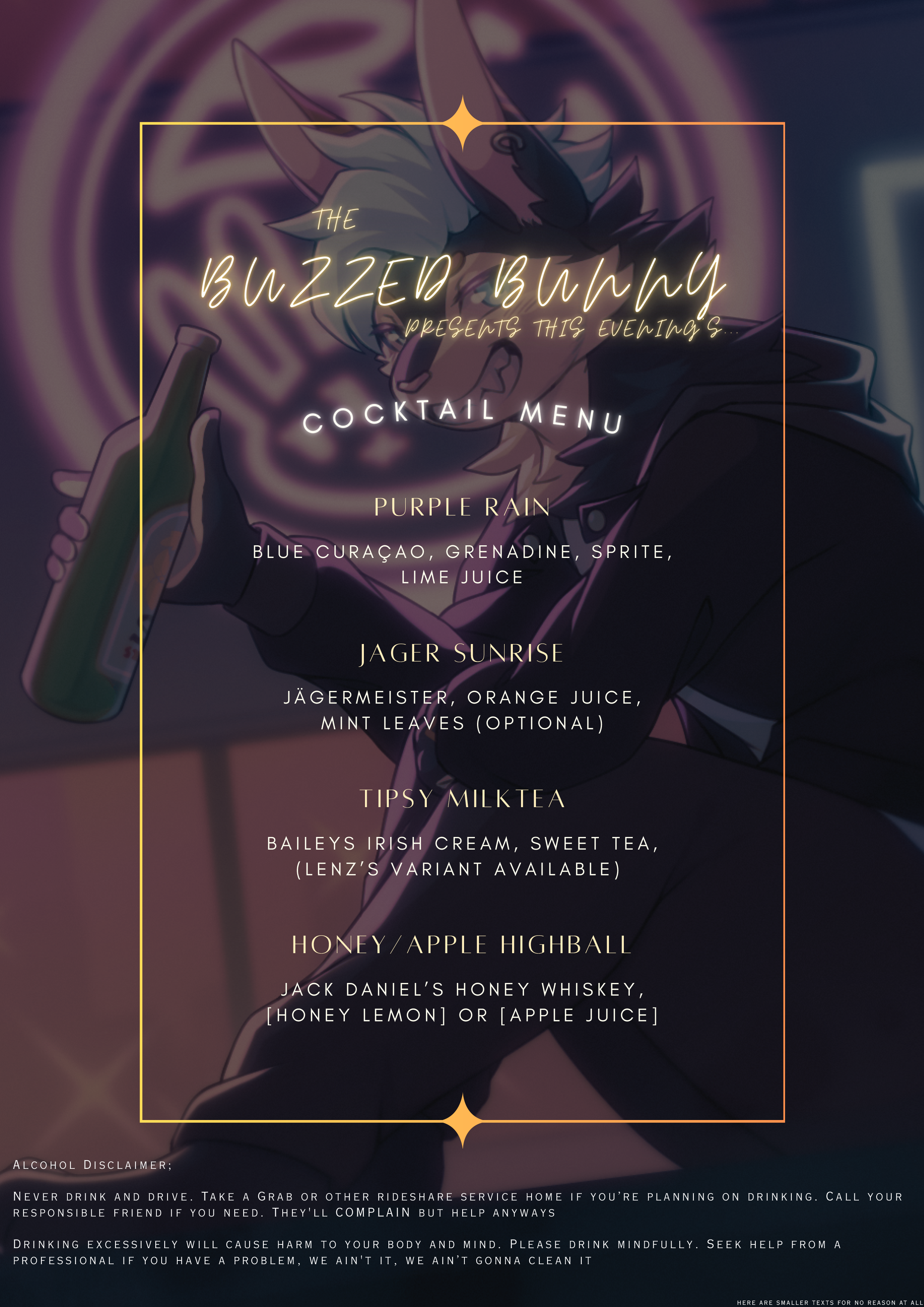 Drinks Menu